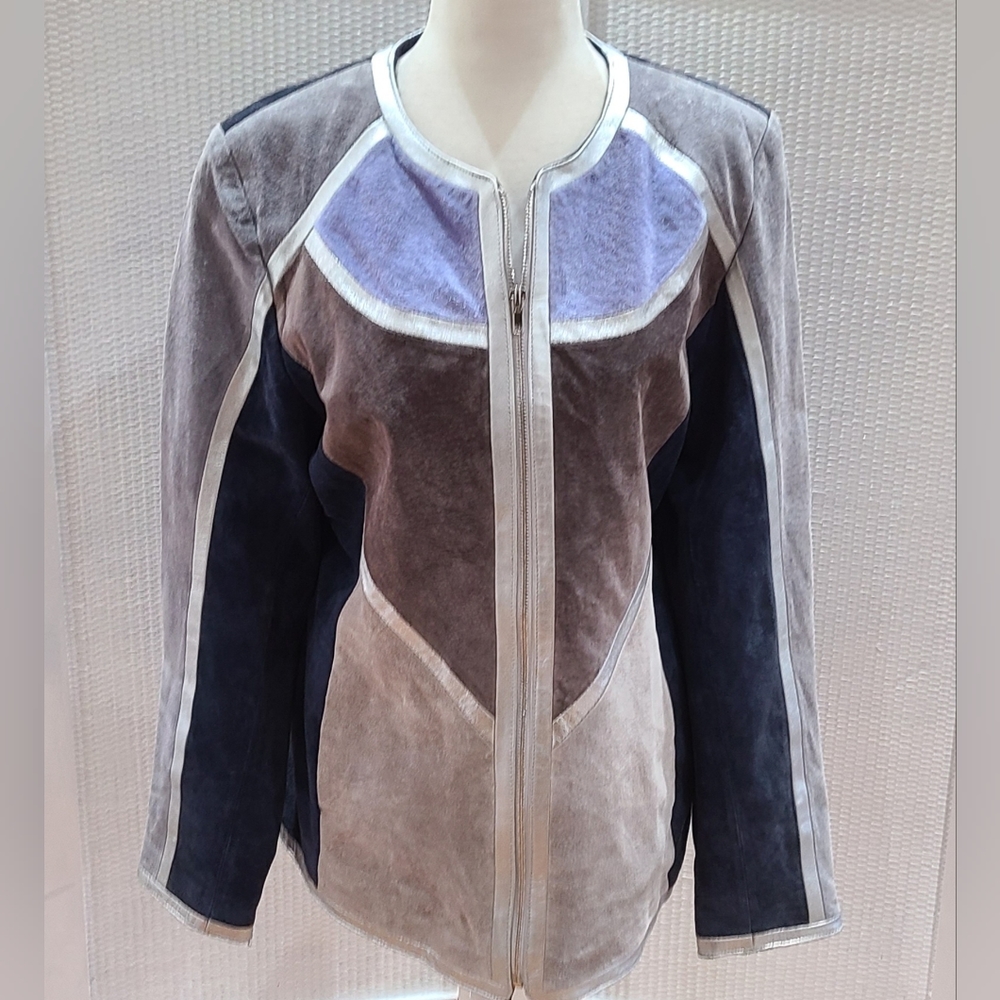 Vintage Linea Louise Dell'Olio 100% leather jacket size Medium